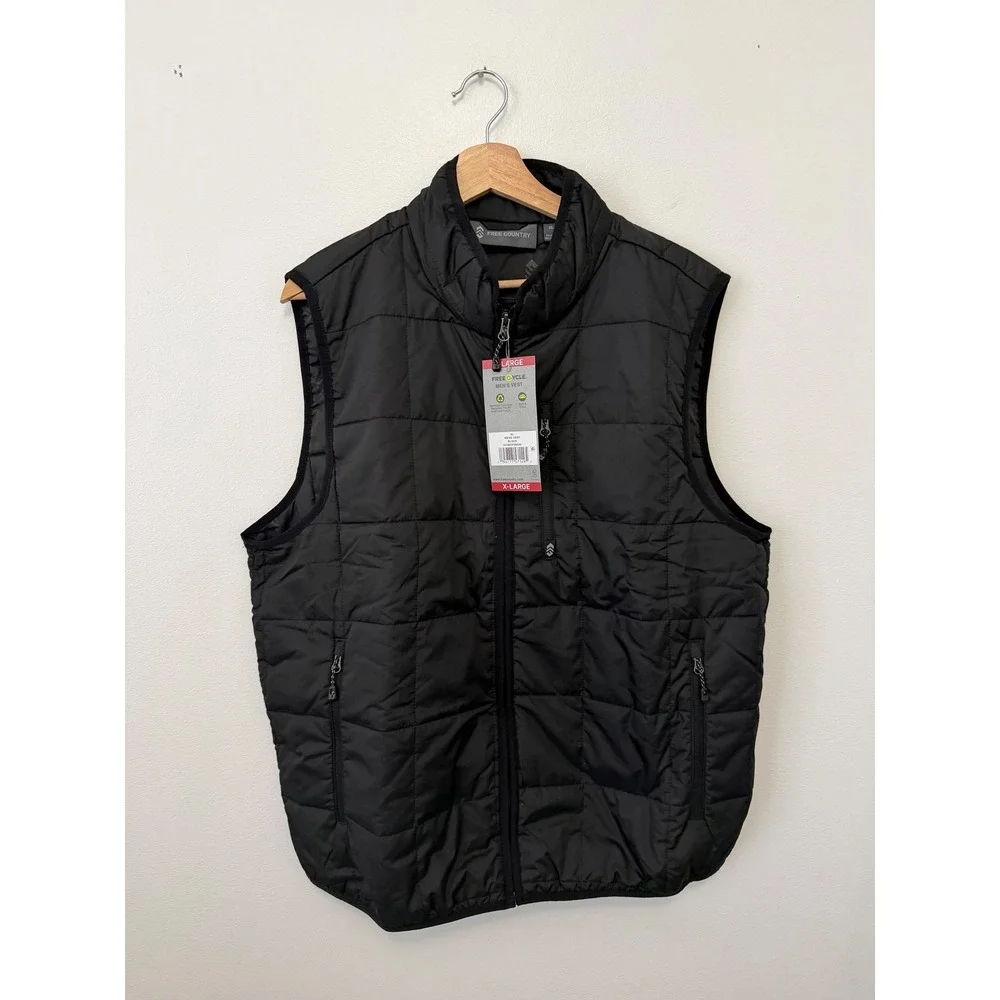 NWT Free Country Men's Vest – Black – Size XL - Picture 2 of 6